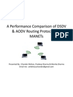 A Performance Comparison of Manets Routing Protocols 2003