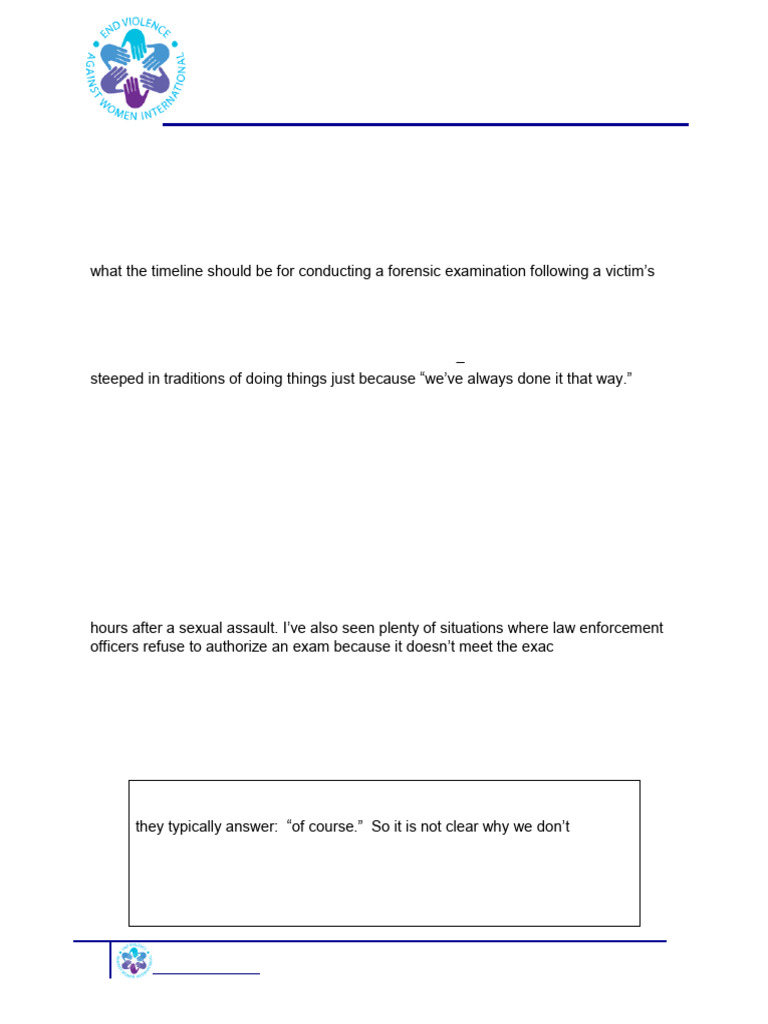 SAR10 3 1TimeLimitsforConductingaForensicExamination | PDF | Sexual ...