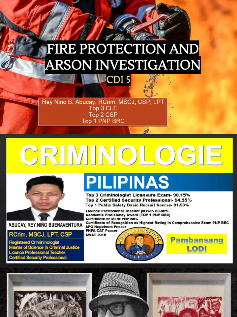 Fire Protection and Investigation Overview | PDF | Combustion | Fires