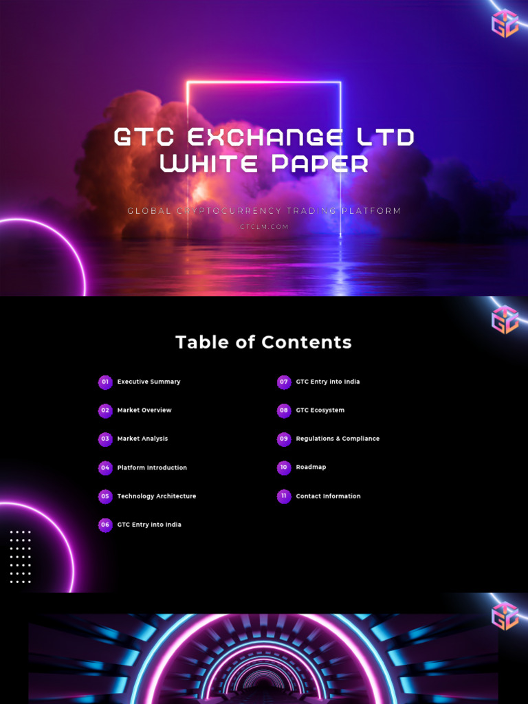 GTC | PDF | Cryptocurrency | Regulatory Compliance