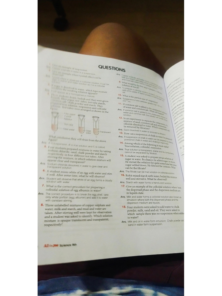 Class 9 Experiment 1 Question | PDF