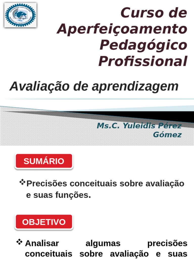 Conceitos e Funções da Avaliação Educacional | PDF | Aprendizado ...