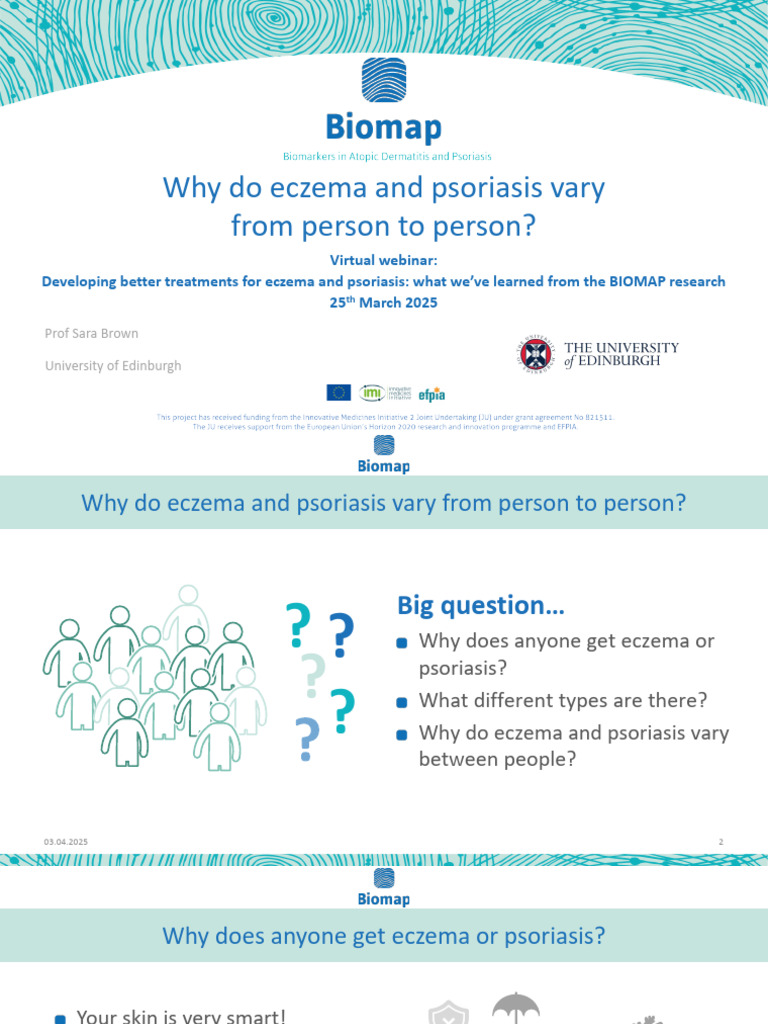 BIOMAP PPI Event 25032025 Presentation SaraBrown | PDF | Psoriasis ...