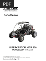 Download 9-Carter Interceptor GTR 250 Parts Manual MODEL- Differential by oakstr SN85713693 doc pdf