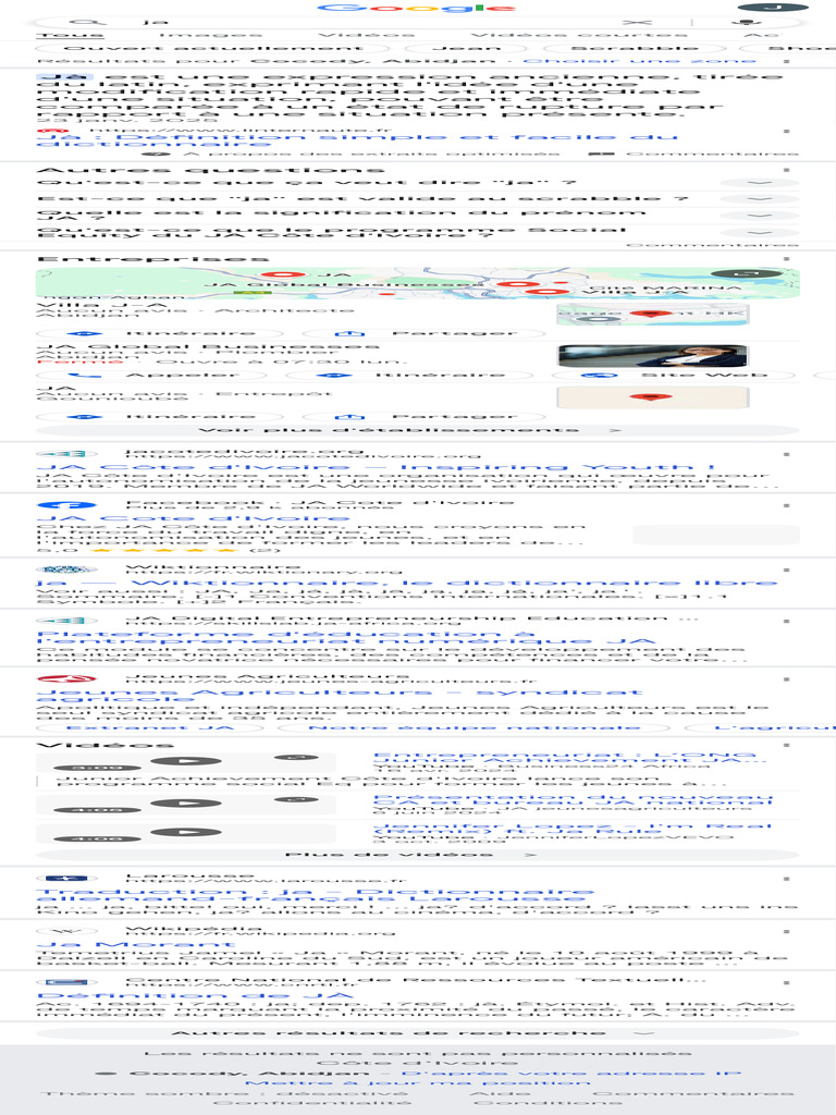 Ja - Recherche Google | PDF