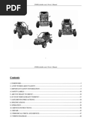 kinroad sahara 250 service manual