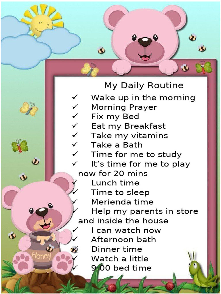 My Daily Routine | PDF