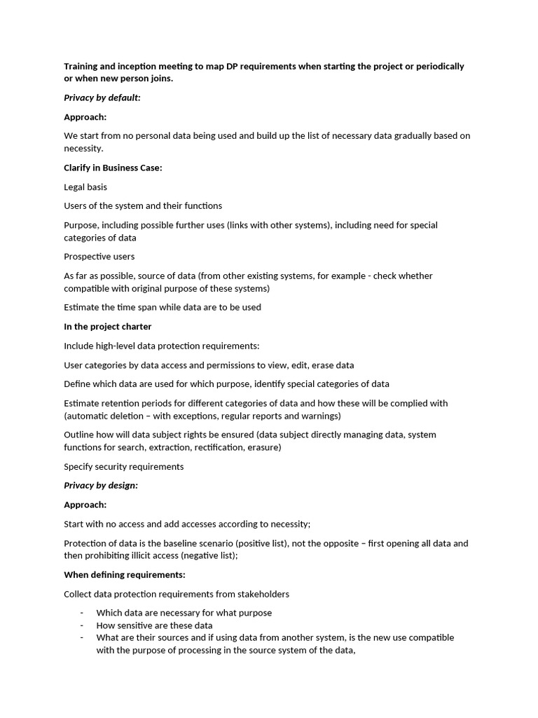 Privacy by Default and Design | PDF | Password | Information Privacy