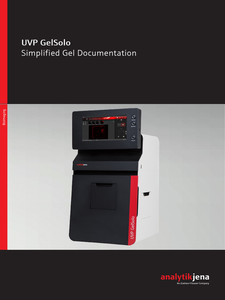 UVP GelSolo: Streamlined Gel Imaging | PDF | Gel Electrophoresis ...