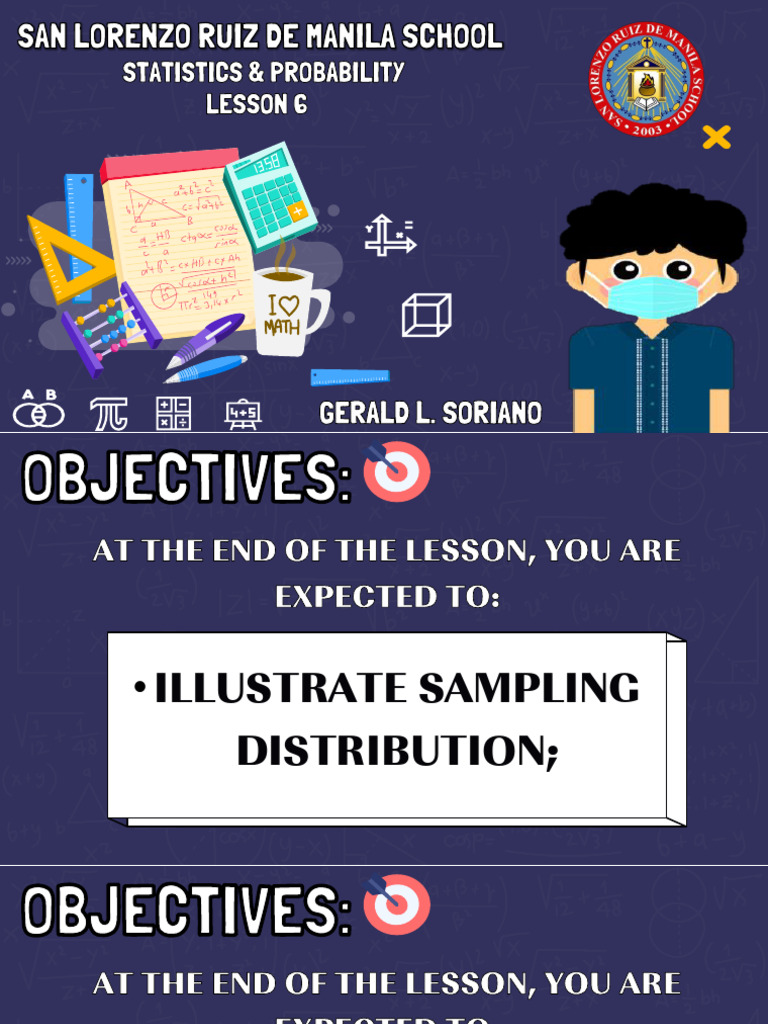 LESSON 6 - Sampling Distribution | PDF | Statistics | Probability Theory