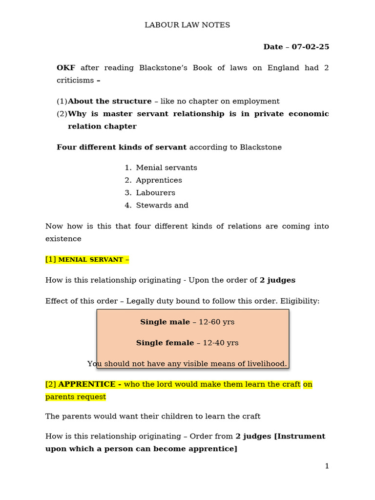 Overview of Labour Law Concepts | PDF | Business | Justice