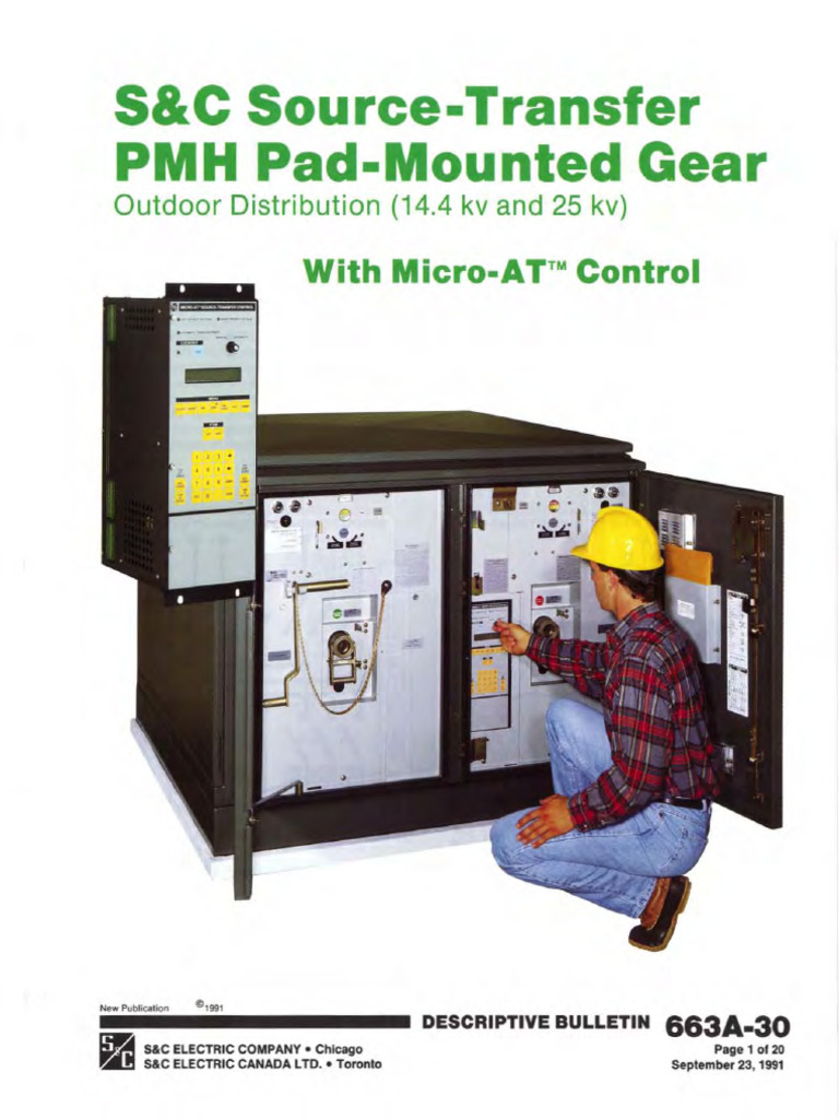 S&C Source-Transfer PMH Gear Overview | PDF | Fuse (Electrical) | Switch