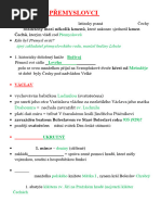 Premyslid Genalogy | PDF