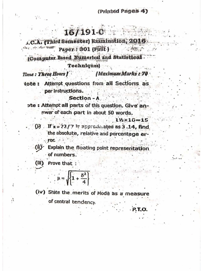 CBNST Previous Paper | PDF