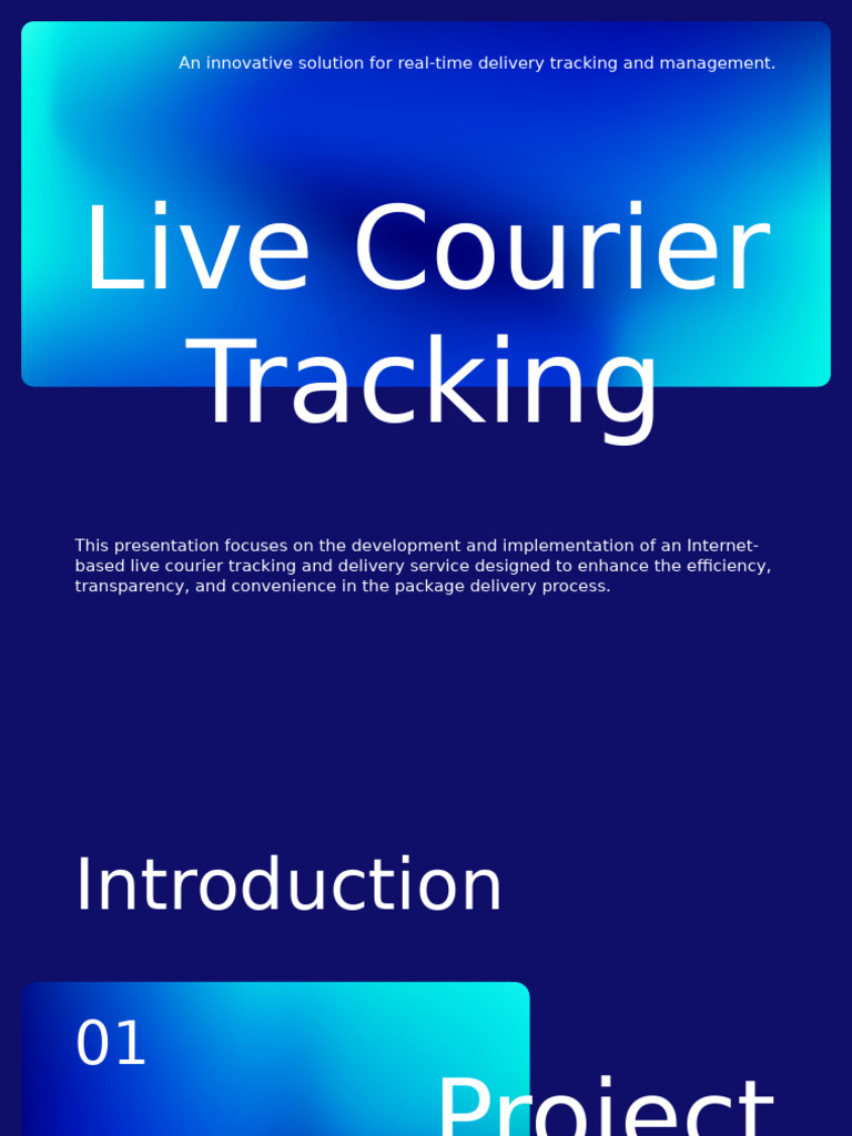 Real-Time Live Courier Tracking System | PDF | Client–Server Model ...