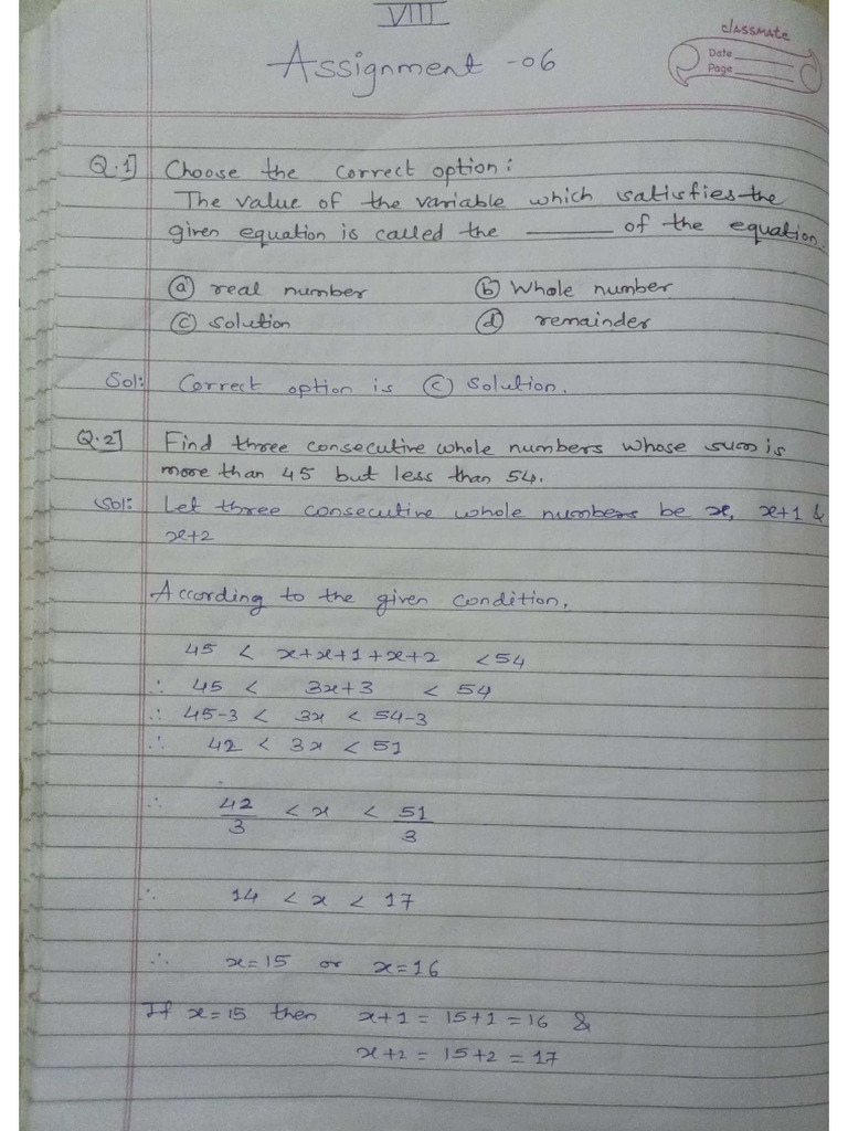 8th - Assignment 6 | PDF