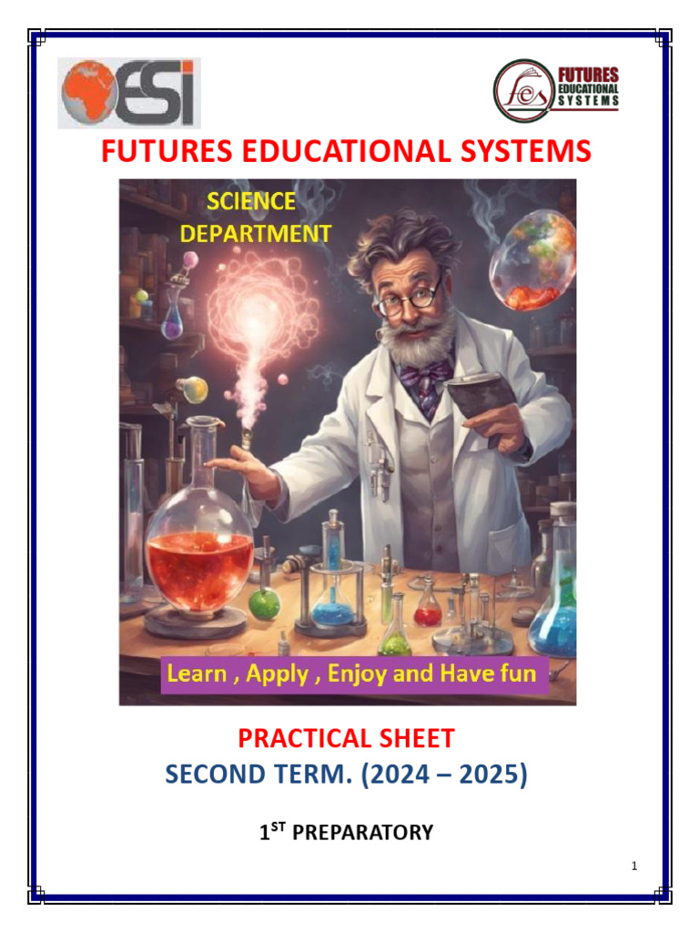 Science Practical Sheet for 1st Prep | PDF