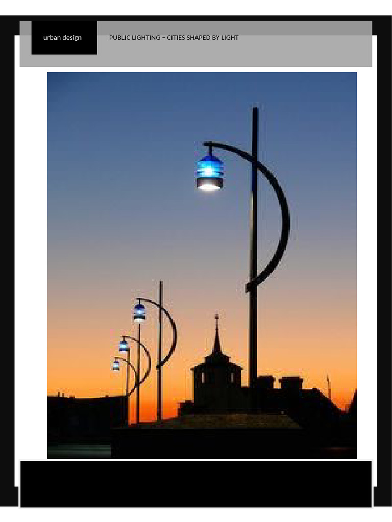 Optimizing Urban Public Lighting | PDF | Lighting | Space