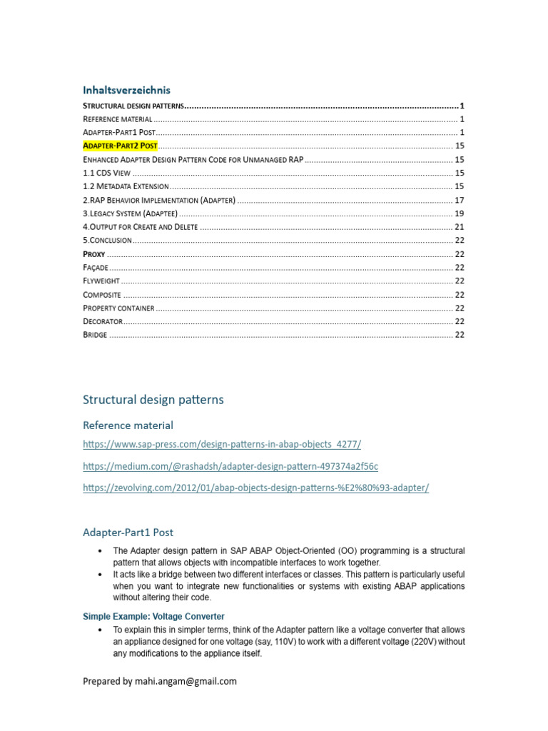 Adapter Design Pattern 1710772041 | PDF | Class (Computer Programming ...