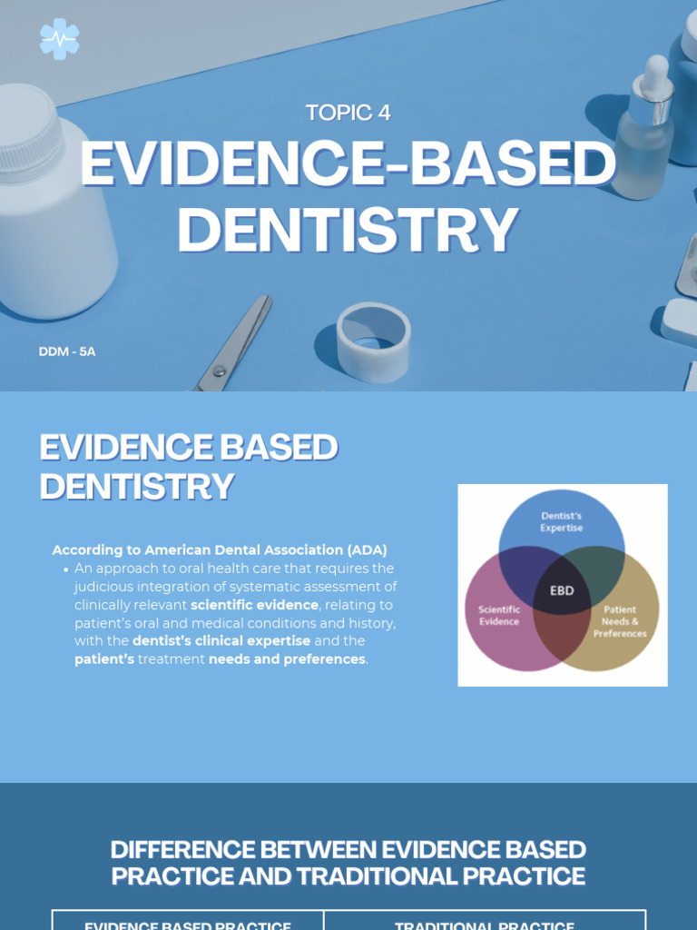 Evidence-Based Dentistry Overview | PDF | Evidence Based Medicine ...