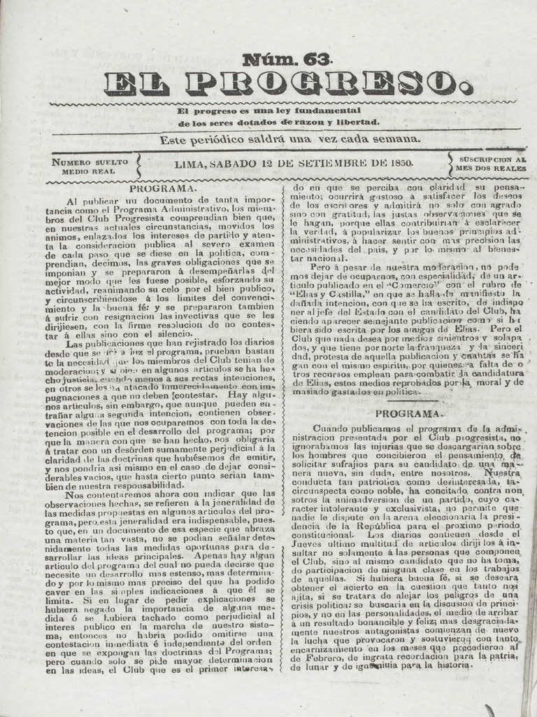El Progreso N° 63 | PDF