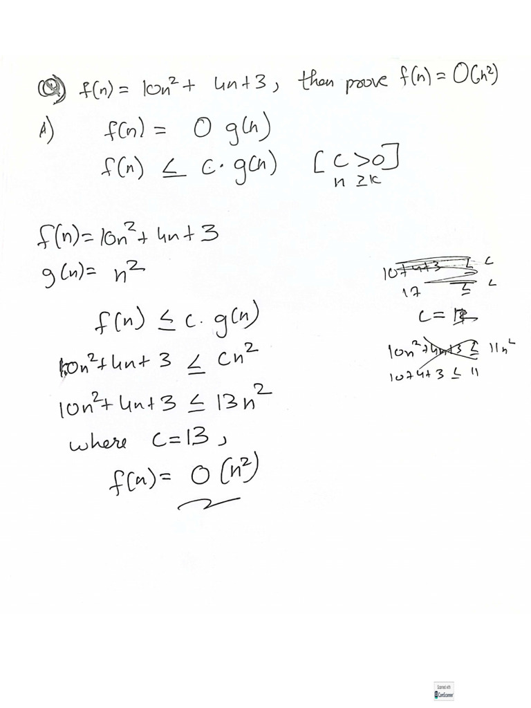 S.Afham DAA Imp Numericals | PDF