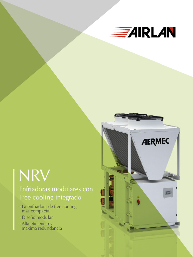 Airlan-Enfriadoras-modulares 2022 07 | PDF | Agua | Ingenieria Eléctrica