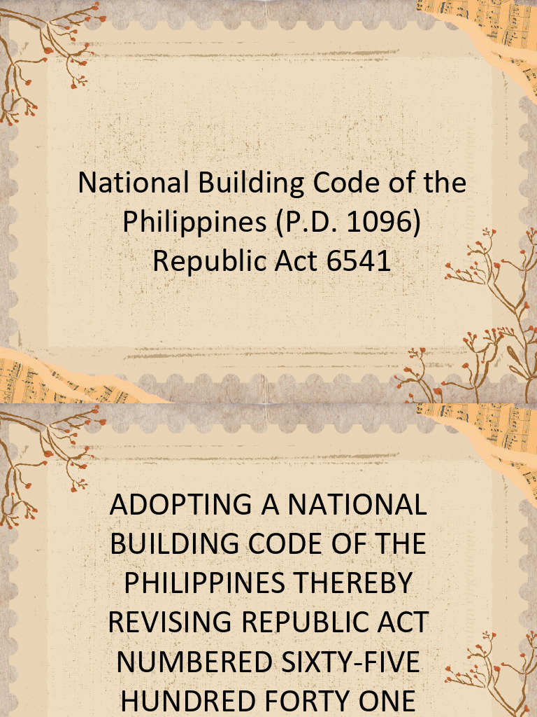 National Building Code-URSAL, RAYMOND B..pdf | PDF | Building Code ...