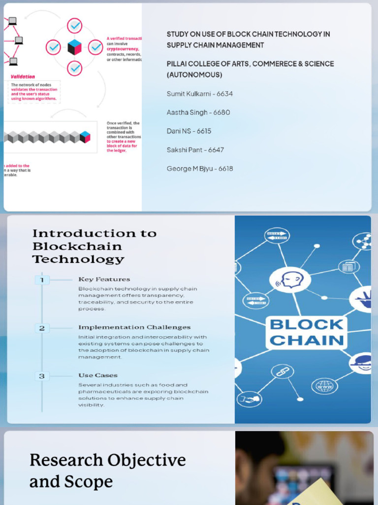 Block Chain Technology in Supply in Chain Management | PDF