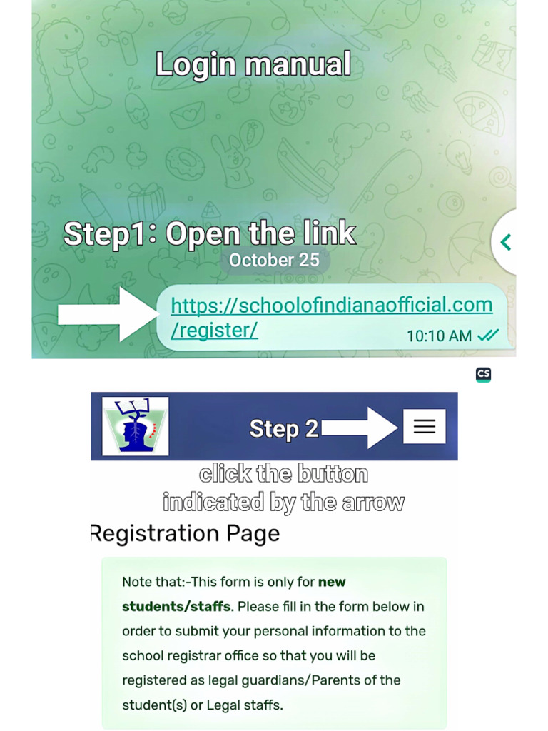 Students Login Manual | PDF