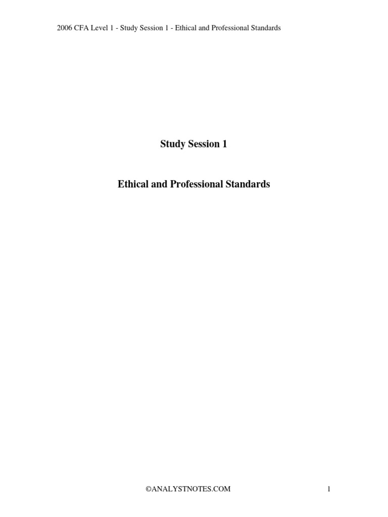 Analyst Notes Ss01 | PDF | Insider Trading | Fiduciary