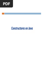 Tipos de Constructores en Java | PDF | Constructor (Programación ...