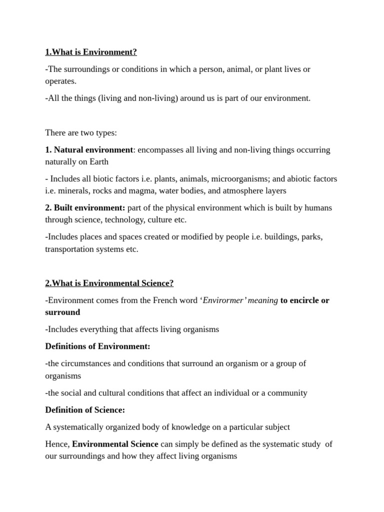 Understanding Environment and Ecology | PDF | Ecosystem | Food Web