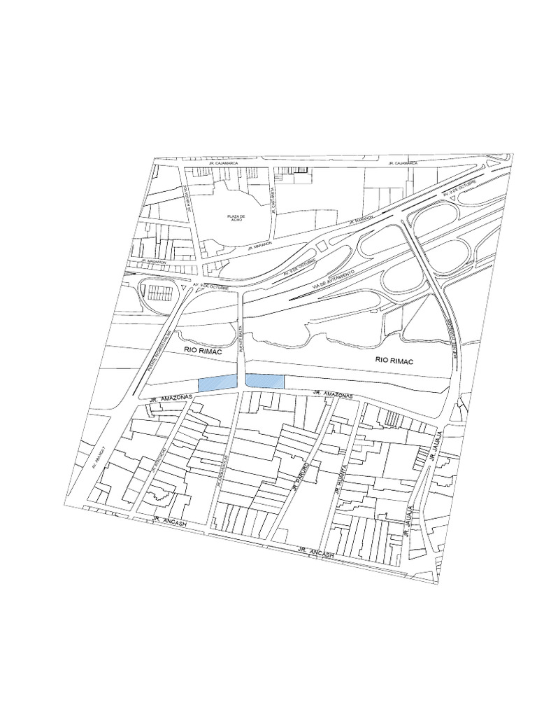 Mapa del Río Rímac y Vías Adyacentes | PDF