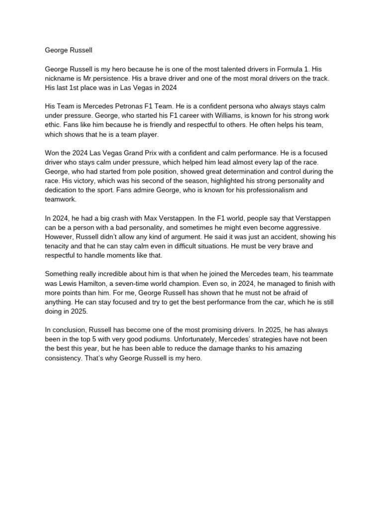 George Russell | PDF