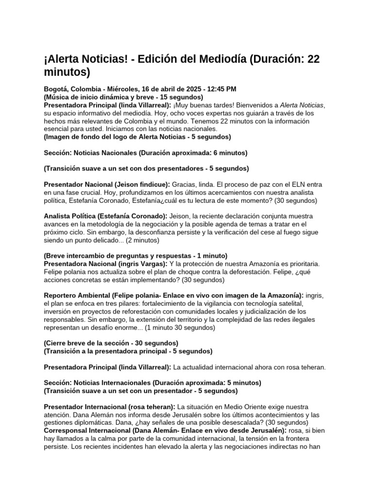 Alerta Noticias: Actualidad en 22 Minutos | PDF