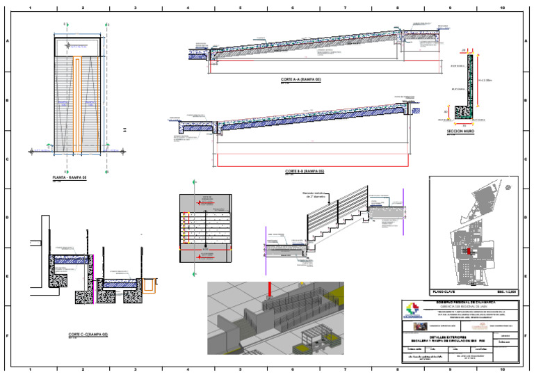 Detalles de Rampa y Escalera E05-R05 | PDF