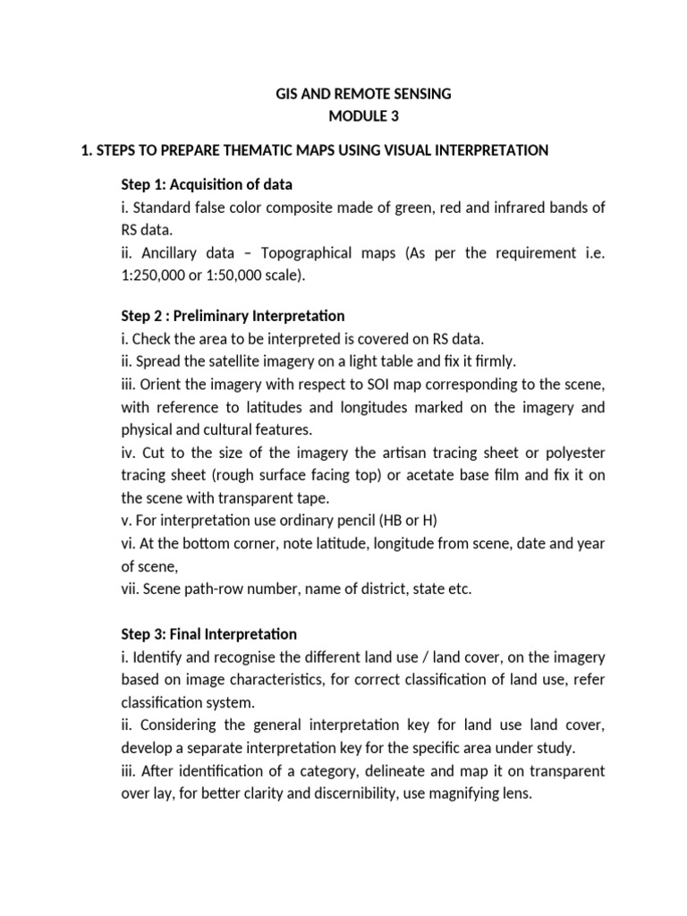 Lecture 4 - Steps in Map Prodution | PDF | Map | Topography