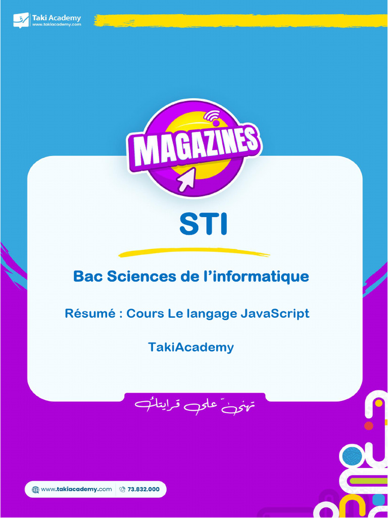 Introduction au langage JavaScript | PDF | JavaScript | Html