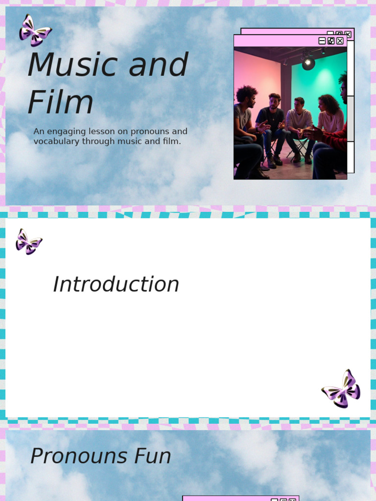 Pronouns and Vocabulary in Music & Film | PDF | Vocabulary | Pronoun