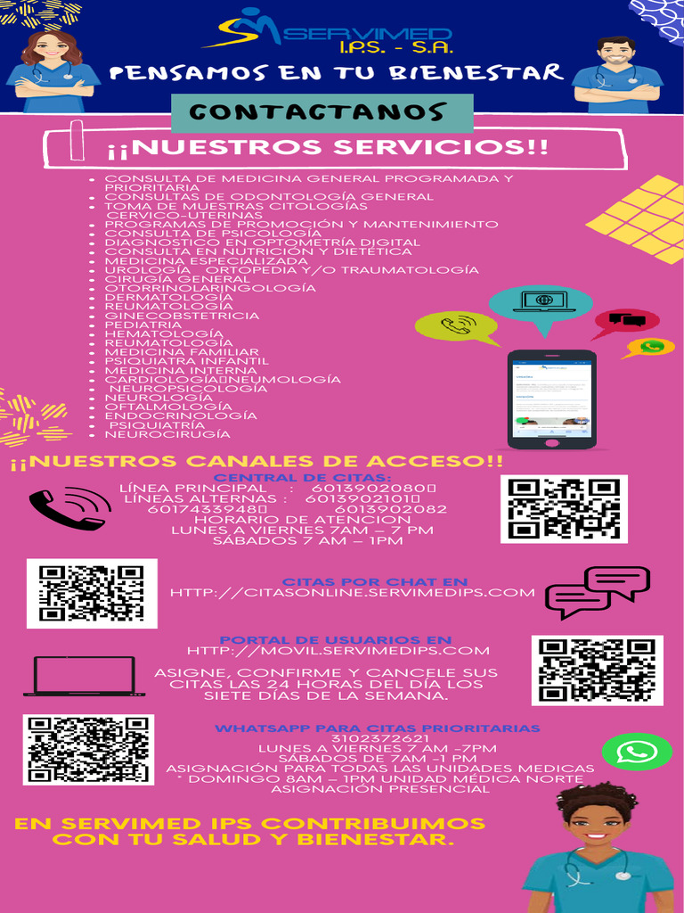 Citas en Línea con Servimed IPS | PDF