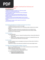 Overhead Cost Variance Analysis Guide | PDF | Business | Business Economics