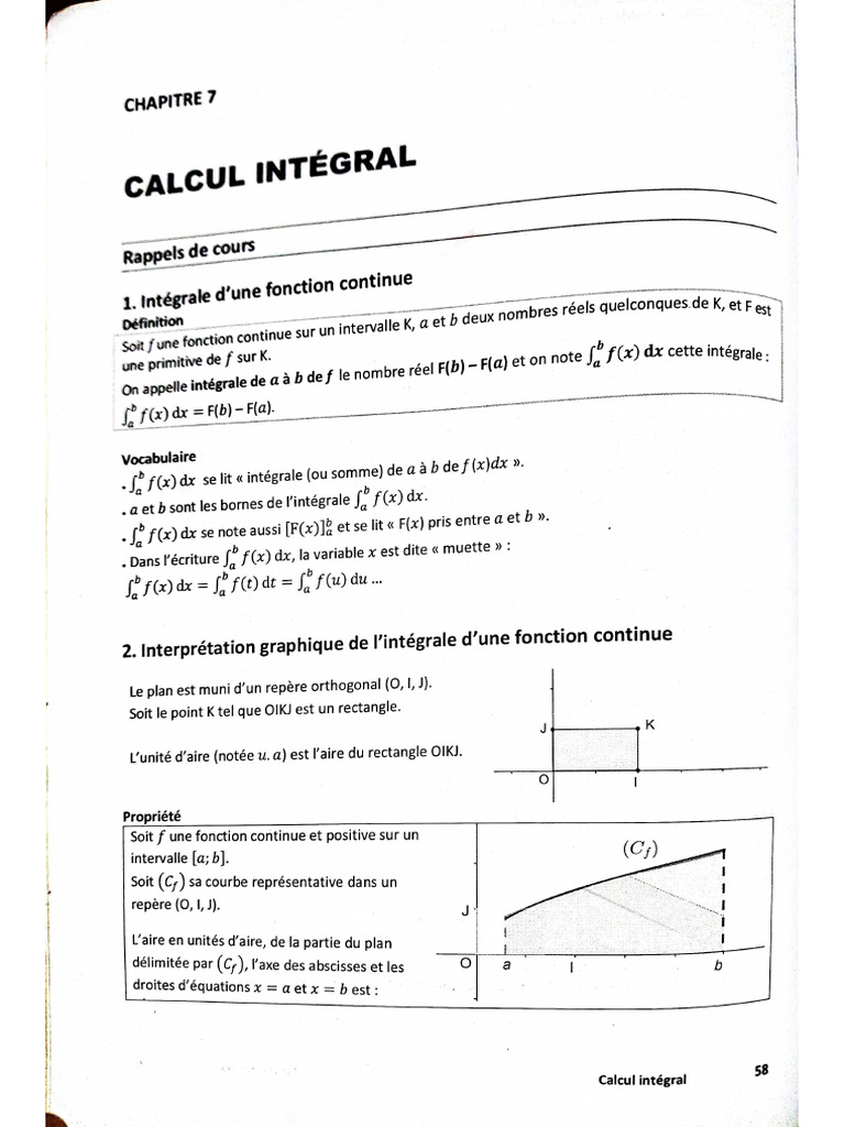 Résumé de Cours Intégral | PDF