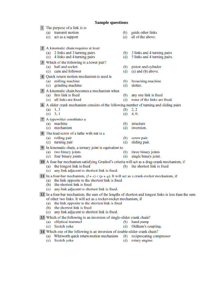 Sample Questions | PDF