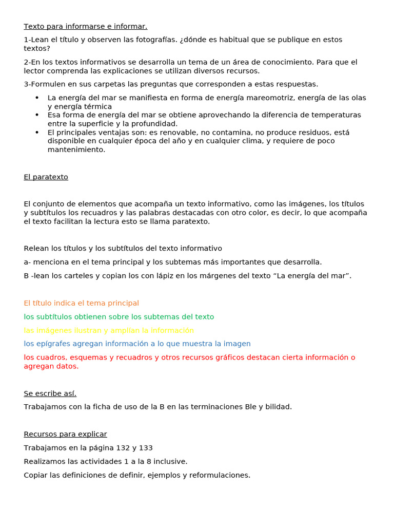La Noticia. Texto para Informarse e Informar | PDF