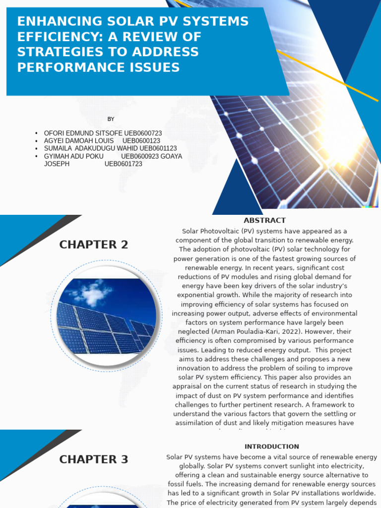 Boosting Solar PV Efficiency Strategies | PDF | Photovoltaics | Solar Panel
