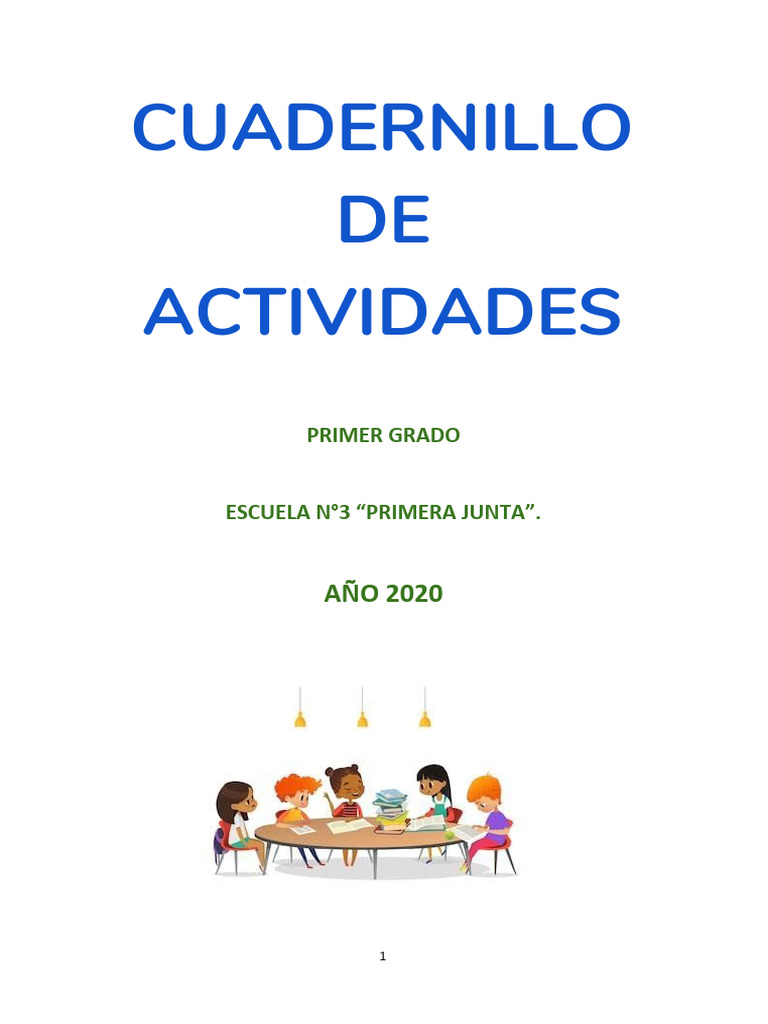 Cuadernillo de Actividades Primer Grado | PDF