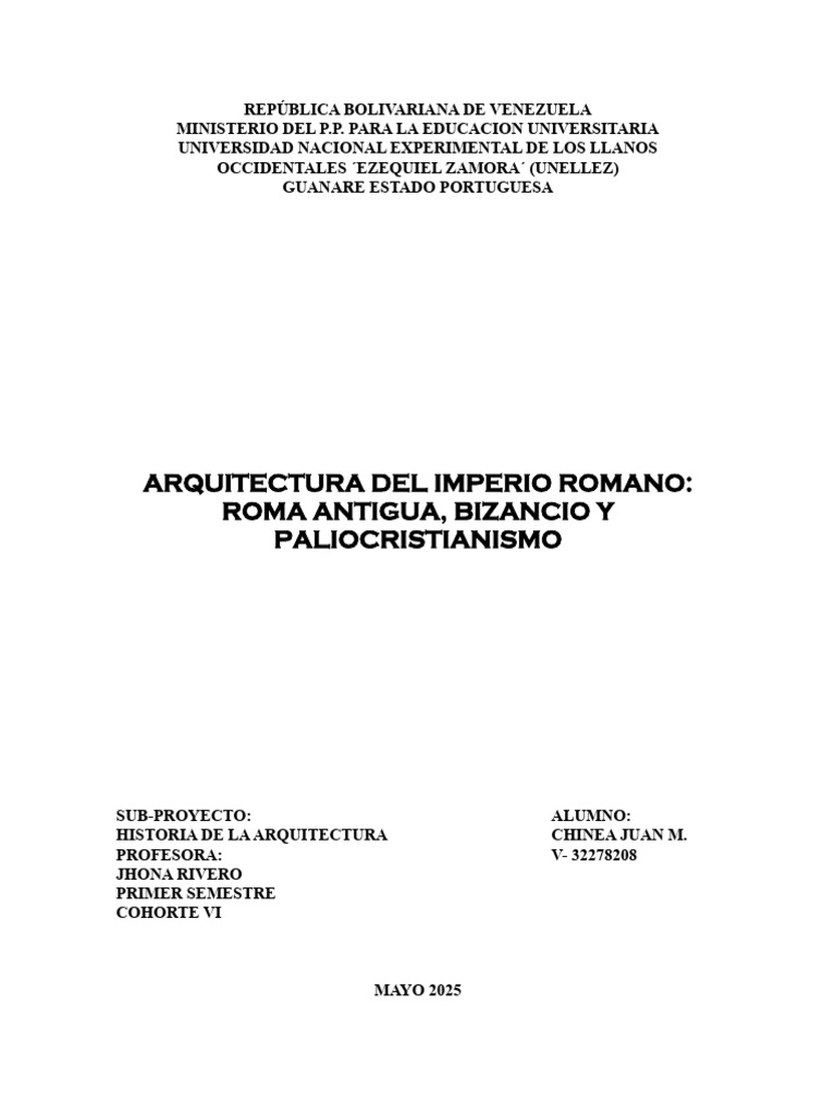 Arquitectura Romana | PDF | imperio Romano | Hazme