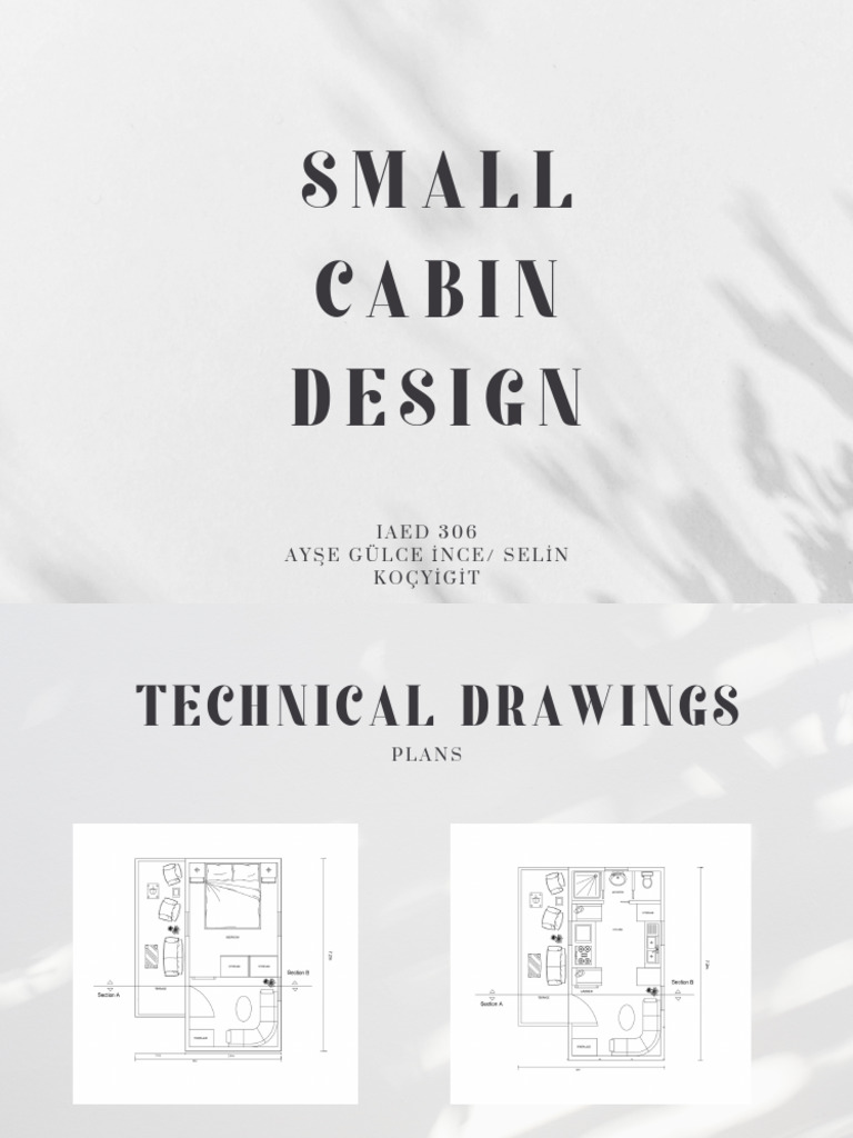 Small Cabin Design Technical Drawings | PDF