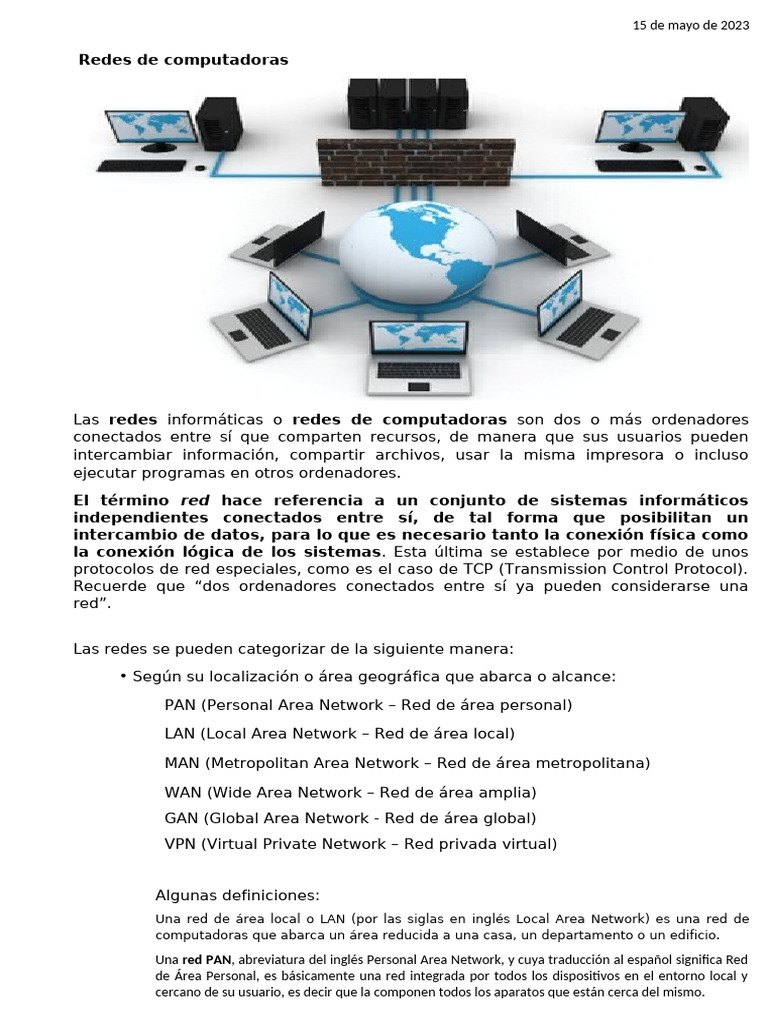 LAN C1 Apuntes | PDF | Red de computadoras | Topología de la red